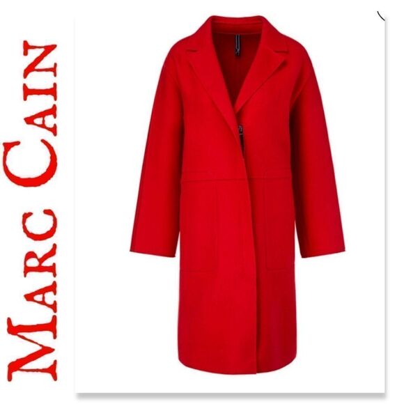 Marc Cain Jackets & Blazers - NWT Marc Cain Wool Trench  Coat Jacket